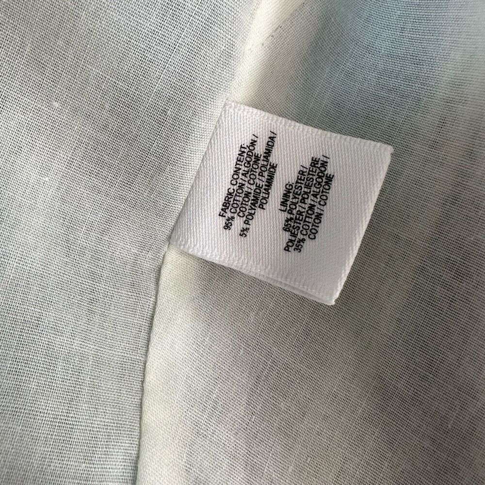 Derek Lam 10 Crosby Tweed Blue Striped Blazer Jacket Womens 8 Modern Career - Picture 10 of 10